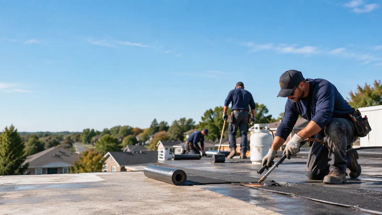 Flat Roof Leak Repair providers in Lansing, IL